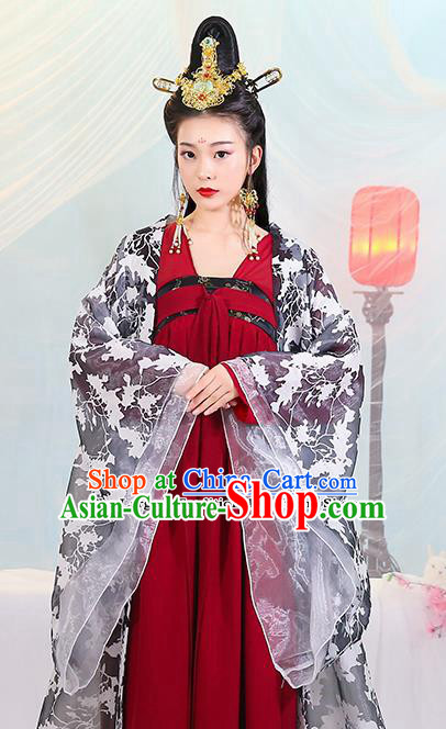 Chinese Traditional Tang Dynasty Princess Costumes Ancient Drama Peri Dress for Women