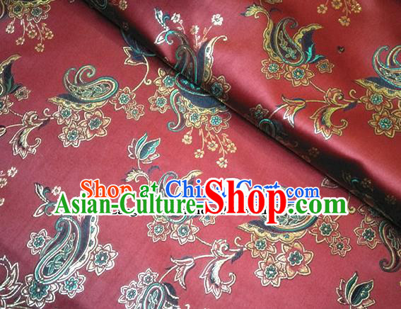 Traditional Chinese Royal Palace Pattern Design Brocade Fabric Silk Fabric Chinese Fabric Asian Material