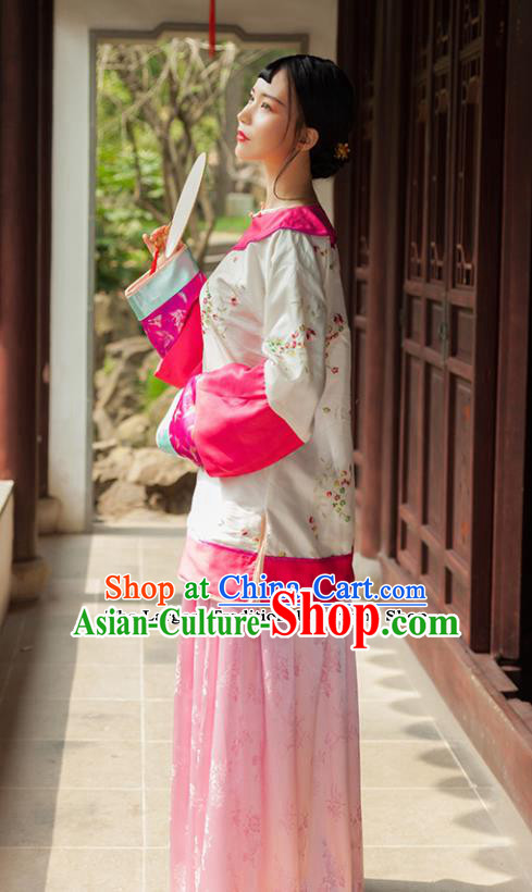 Chinese Ancient Drama Young Mistress Xiuhe Suits Traditional Qing Dynasty Manchu Lady Costumes for Women