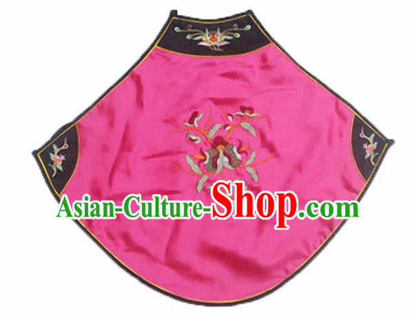 Chinese Traditional Underwear Ancient Costume Embroidered Rosy Bellyband for Women