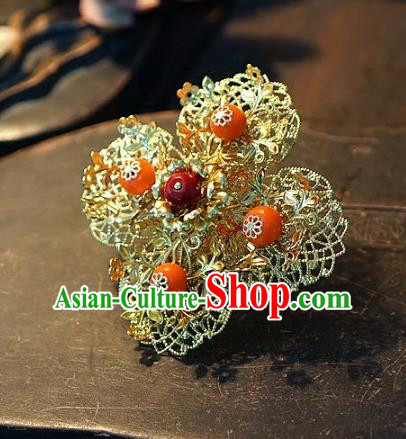 Chinese Handmade Classical Frontlet Hairpins Hair Clip Hair Accessories Ancient Bride Headwear for Women