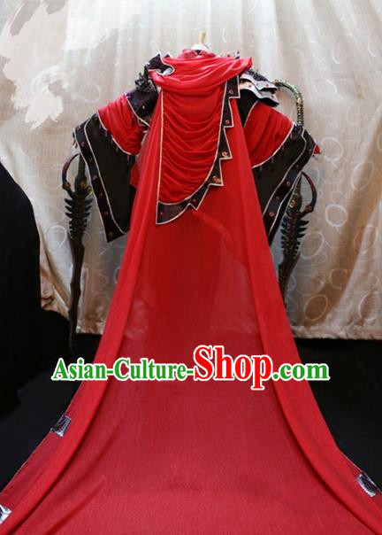 Ancient Chinese Costume hanfu Chinese Wedding Dress traditional china Cosplay Swordsman Wig Clothing