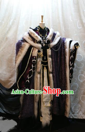 Ancient China Cosplay Royal Highness Costumes Swordsman Clothing for Men