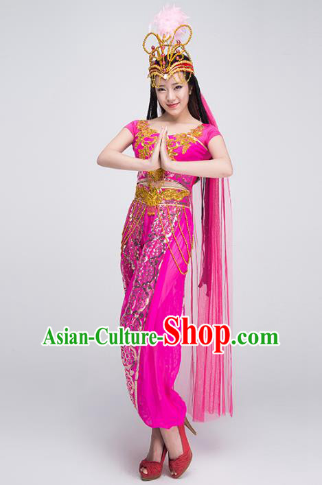 Traditional India Dance Costume, Asian Indian Belly Dance Clothing for Women