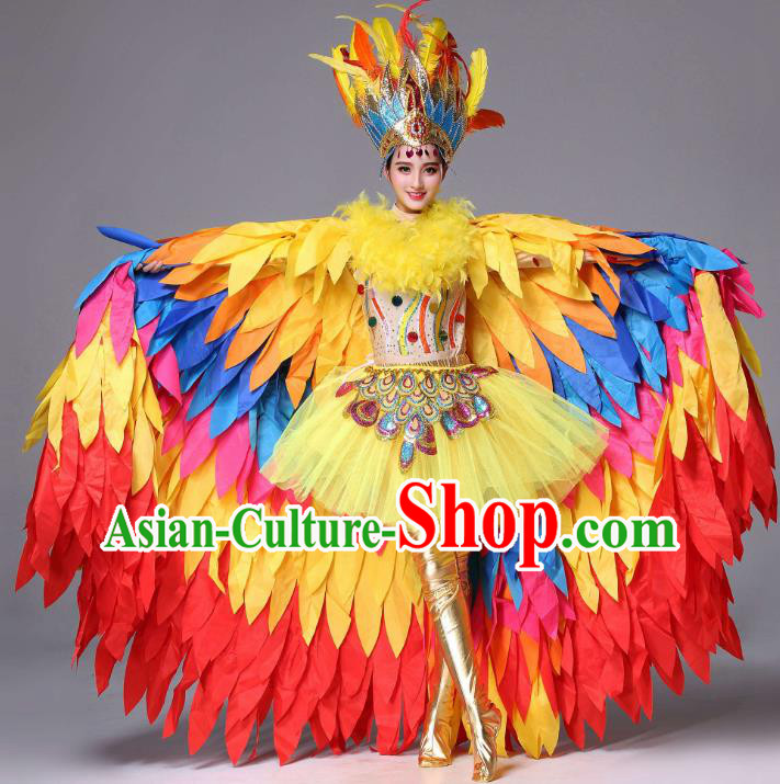 Professional Modern Dance Stage Performance Costume, Classical Opening Dance Dress for Women