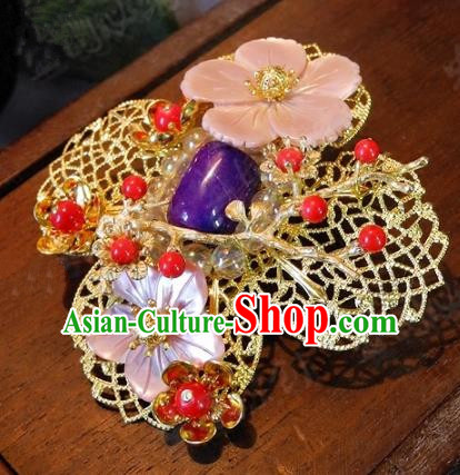 Chinese Handmade Classical Hairpins Ancient Hanfu Hair Claw Headdress Hair Accessories for Women