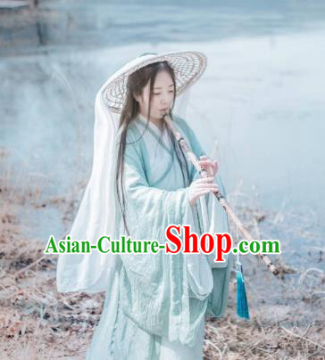 Traditional China Ancient Swordswoman Costume Jin Dynasty Fairy Princess Clothing for Women