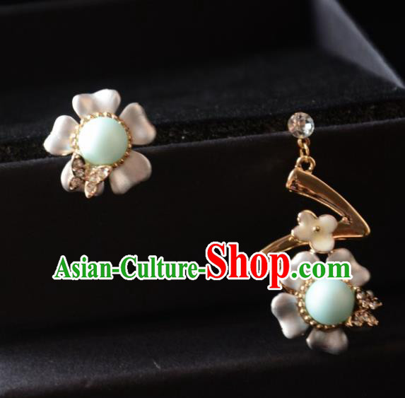 European Western Bride Vintage Accessories Eardrop Renaissance Flowers Earrings for Women