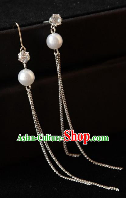 European Western Bride Vintage Accessories Eardrop Renaissance Pearl Earrings for Women