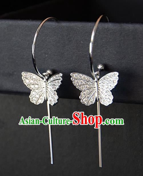 European Western Bride Vintage Butterfly Eardrop Accessories Renaissance Earrings for Women