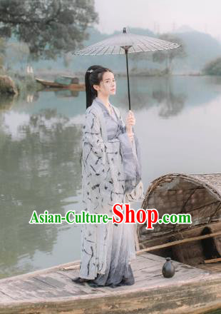 China Ancient Song Dynasty Palace Princess Costume Complete Set for Women