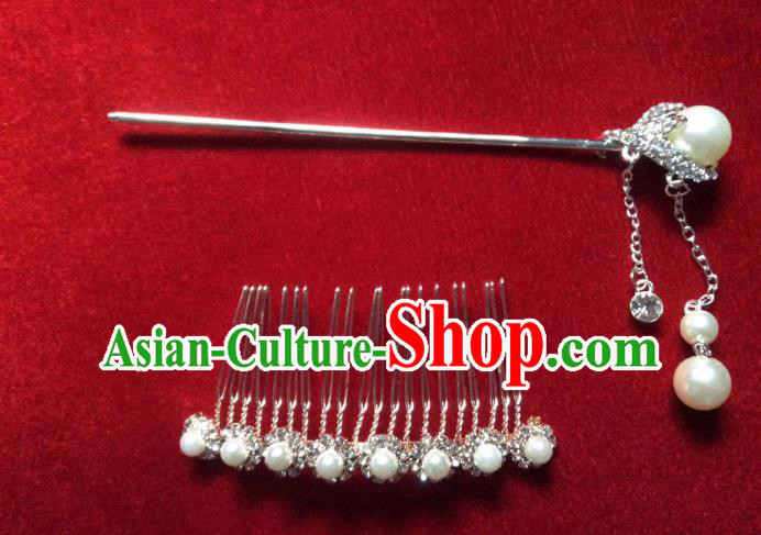 Asian Chinese Wedding Hair Accessories Hair Comb Hairpins for Women