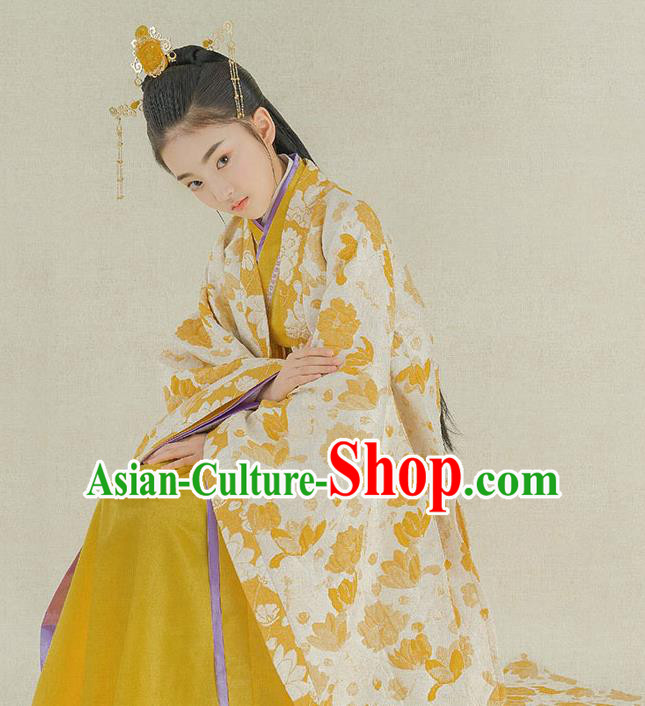 Traditional Ancient Chinese Costume Chinese Style Wedding Dress Ancient Tang Dynasty hanfu princess Clothing