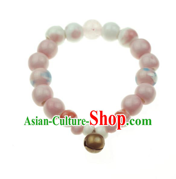 Traditional Chinese Bracelet Accessories Ceramics Beads Bangle for Women