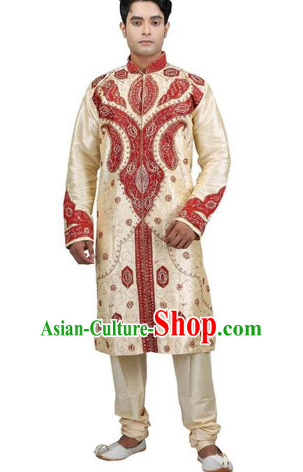 Traditional Asian India Stage Performance Costume Hindustan Indian National Clothing for Men