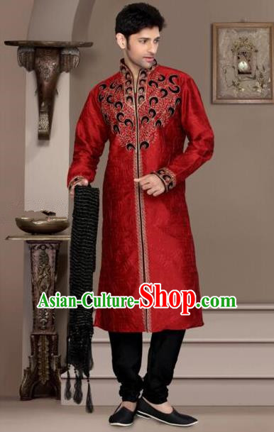 Traditional Asian India Stage Performance Costume Hindustan Indian Prince National Clothing for Men