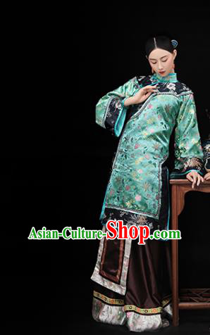 Traditional Chinese Republic of China Costume Ancient Young Mistress Dress Xiuhe Suit for Women