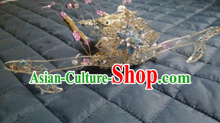 Traditional China Ancient Cosplay Swordswoman Palace Lady Hair Accessories Hairpins for Women