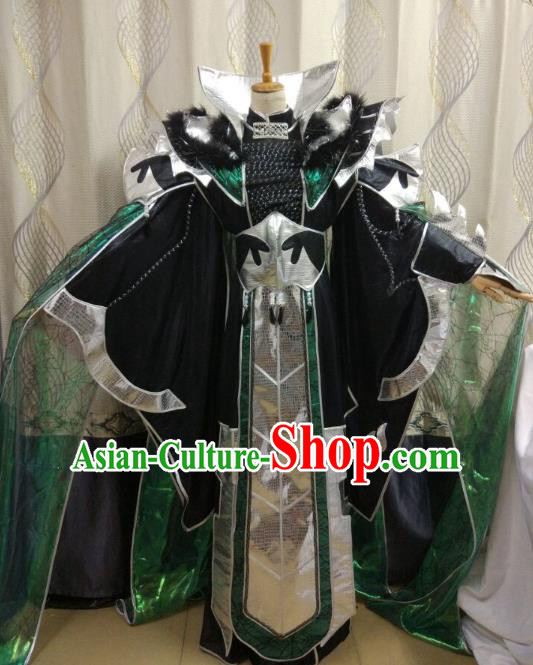 China Ancient Cosplay Swordsman Costume General Knight Fancy Dress for Men