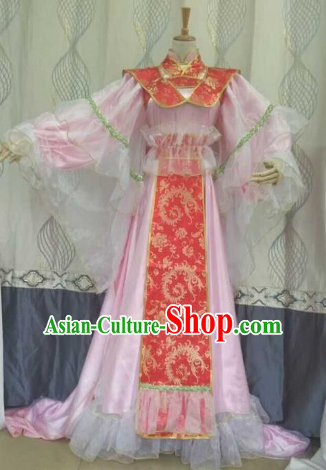 China Ancient Cosplay Costume Palace Princess Fancy Dress Traditional Hanfu Clothing for Women