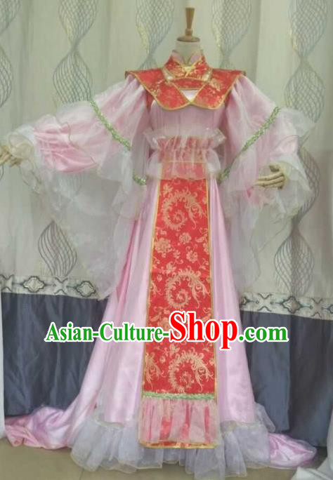 China Ancient Cosplay Costume Palace Princess Fancy Dress Traditional Hanfu Clothing for Women