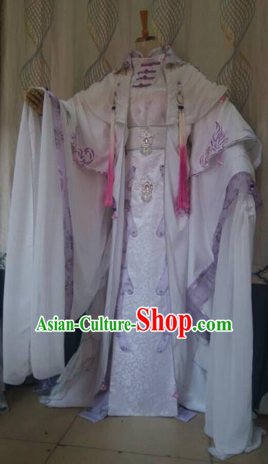 China Ancient Cosplay Palace Lady Costume Traditional Queen Hanfu Dress for Women