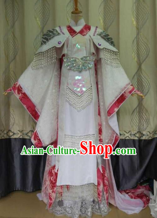 China Ancient Cosplay Palace Fairy Costume Traditional Halloween Princess Hanfu Clothing for Women