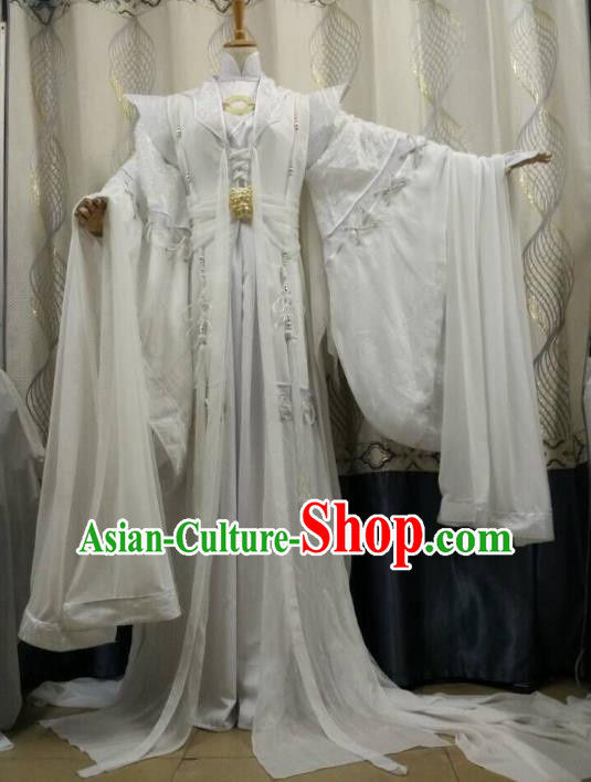 China Ancient Cosplay Fairy Halloween Costume Traditional Palace Princess Hanfu Dress for Women