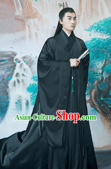Traditional China Ancient Royal Prince Costume Halloween Swordsman Clothing for Men