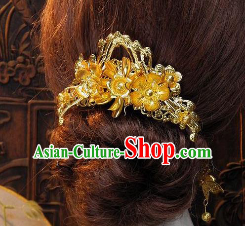 Chinese Handmade Classical Hair Accessories Ancient Wedding Hanfu Headwear Hairpins for Women