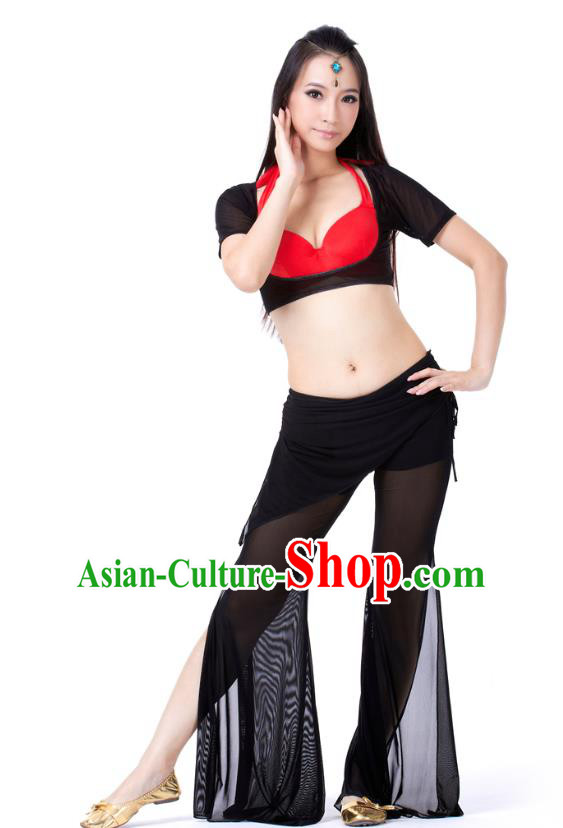 Asian Indian Belly Dance Black Uniform India Raks Sharki Dress Oriental Dance Clothing for Women