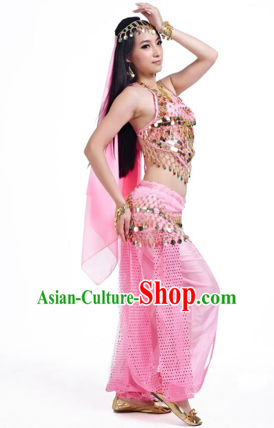 Traditional Asian Indian Belly Dance Costume Stage Performance India National Dance Dress Accessories Belts for Women