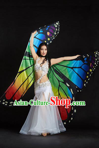 Indian Bollywood Belly Dance Props Asian India Oriental Dance Butterfly Wing for Women