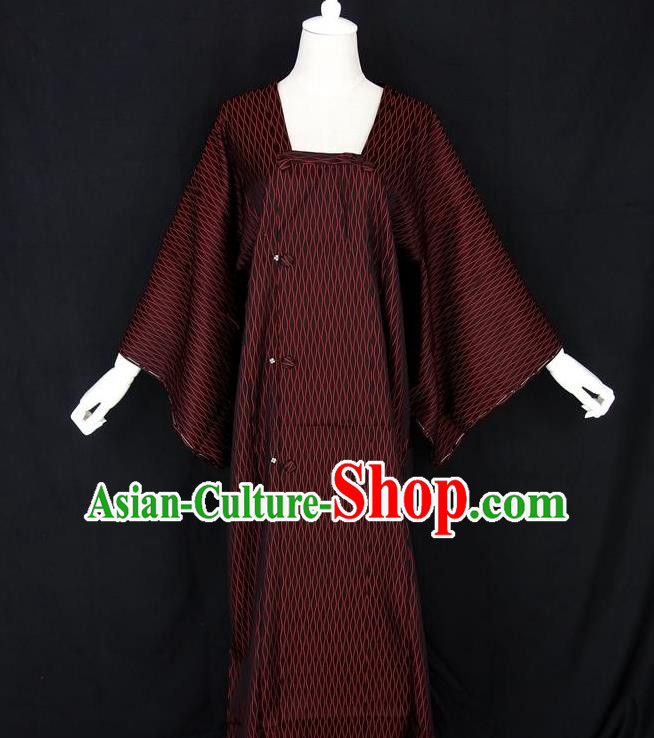 Asian Japanese Traditional Costumes Japan Kimono Bathrobe Clothing for Women