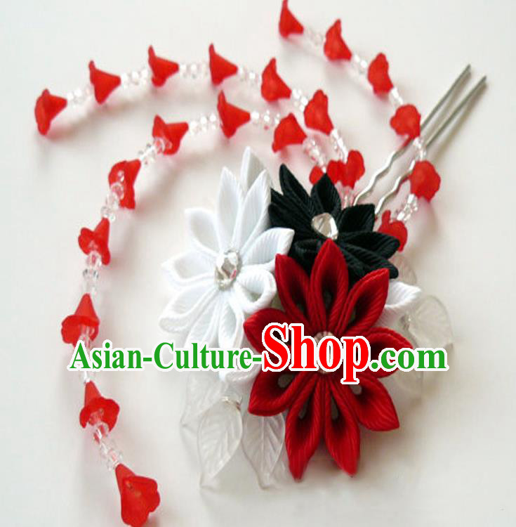 Asian Japanese Traditional Hair Accessories Japan Kimono Hairpins for Women