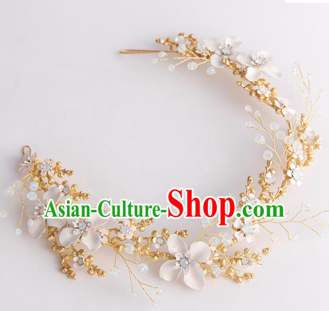 Handmade Classical Wedding Hair Accessories Bride Flowers Hair Clasp Headwear for Women