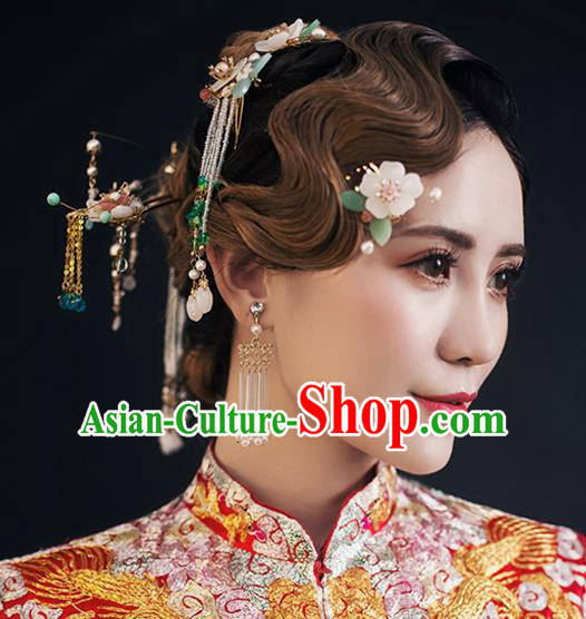 Chinese Handmade Classical Hair Accessories Ancient Palace Hairpins Complete Set for Women