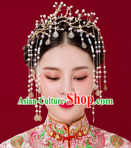 Chinese Handmade Classical Hair Accessories Ancient Hair Clip Tassel Hairpins for Women