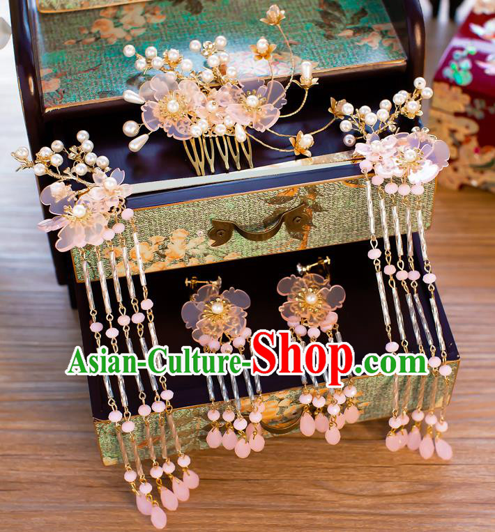 Chinese Handmade Classical Hair Accessories Ancient Hair Comb Hair Clip Hairpins for Women