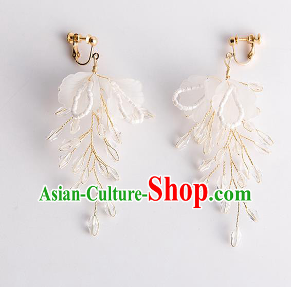 Handmade Classical Wedding Accessories Earrings Baroque Bride Ear Pendant for Women