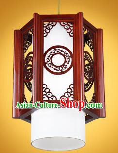 Chinese Classical Handmade Wood Carving Palace Lanterns Hanging Lantern Ancient Ceiling Lamp