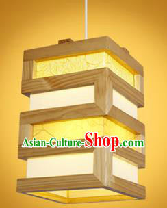 Chinese Classical Handmade Palace Lanterns Wood Hanging Lantern Ancient Ceiling Lamp