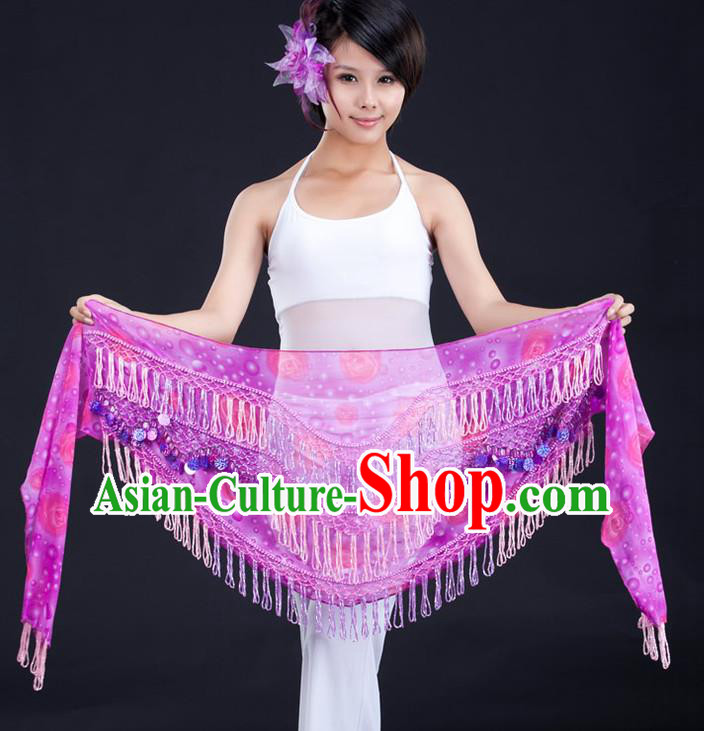 Indian Belly Dance Silk Waist Scarf Waistband India Raks Sharki Belts for Women