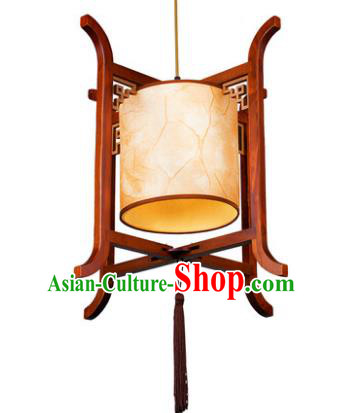 Traditional Chinese Wood Hanging Palace Lanterns Handmade Lantern Ancient Ceiling Lamp