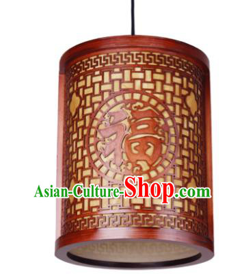 Traditional Chinese Wood Carving Hanging Palace Lanterns Handmade Lantern Ancient Ceiling Lamp