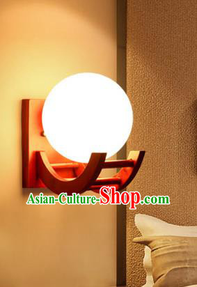 Traditional China Ancient Round Lanterns Handmade Wood Lantern Ancient Wall Lamp