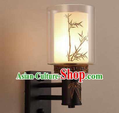 Traditional China Ancient Painting Bamboo Wall Lanterns Handmade Lantern Ancient Lamp