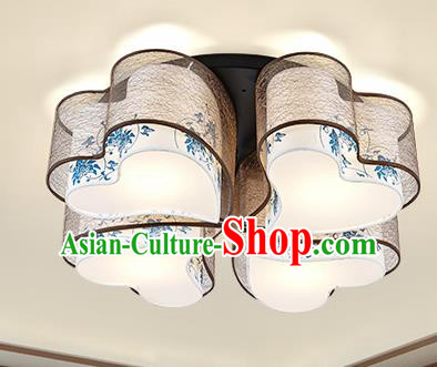 Traditional Chinese Petal Ceiling Lanterns Ancient Handmade Lantern Ancient Lamp