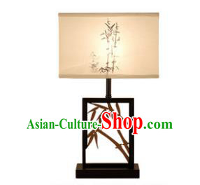 Traditional China Ancient Carving Bamboo Desk Lanterns Handmade Lantern Ancient Lamp
