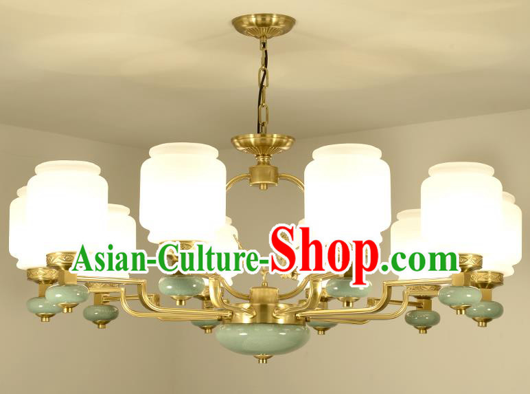 Traditional Chinese Ten-Lights Ceiling Lanterns Ancient Handmade Lantern Ancient Lamp